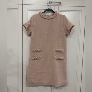 Women's Pink Short Sleeve Dress